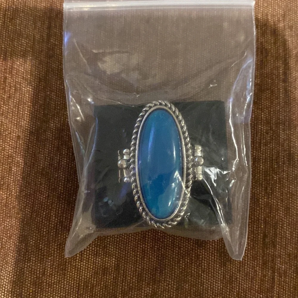 🌟3/$15 🆕NIP: Paparazzi Oval Oasis - Blue Ring